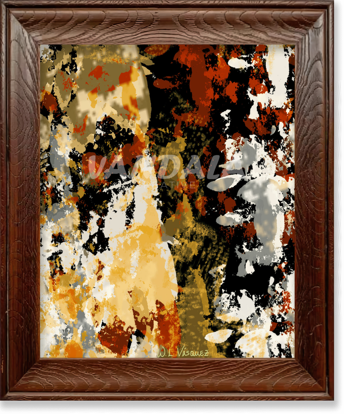 Falling Leaves Terracotta