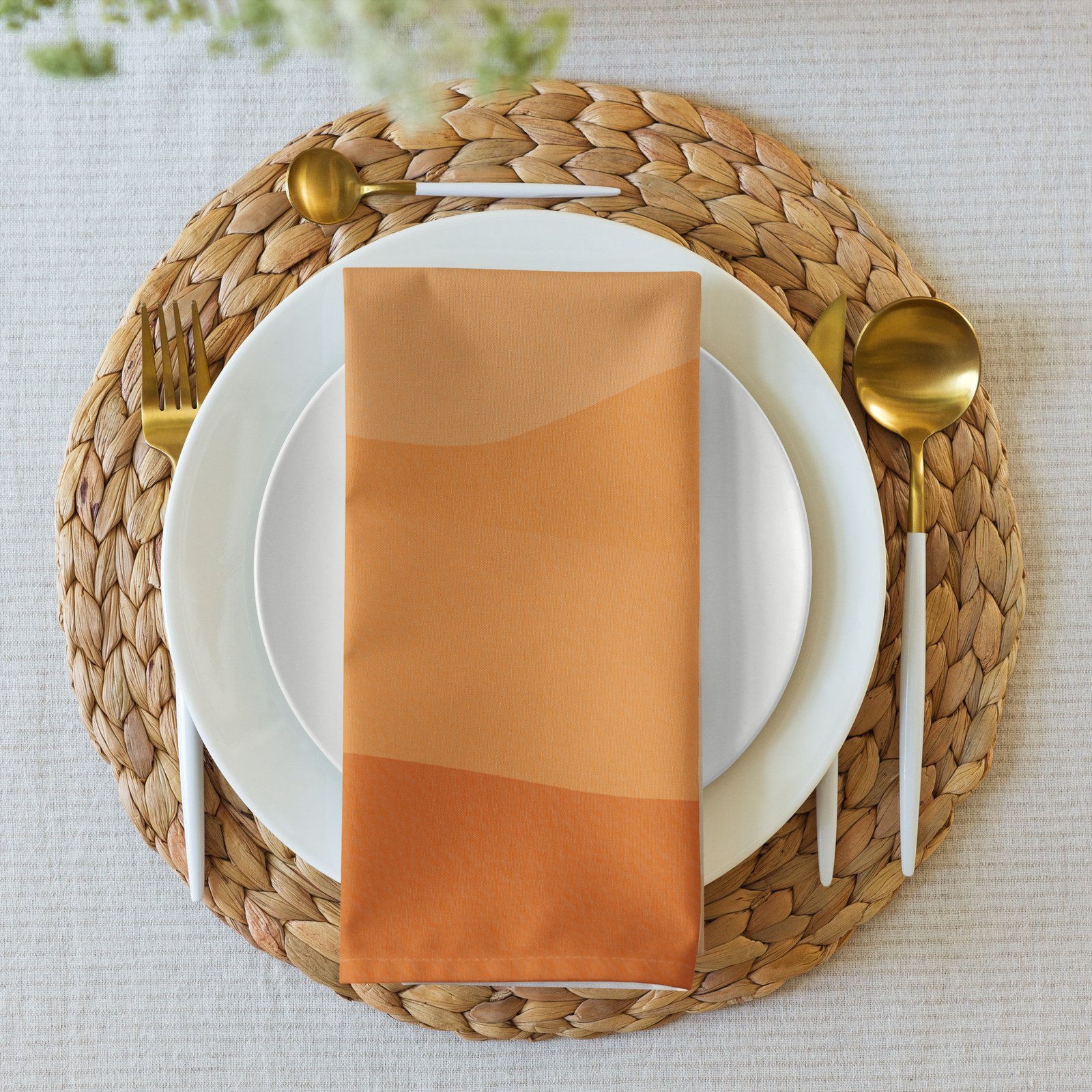 Golden Drift Cloth napkin set - Image 3