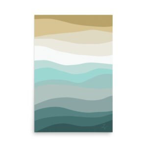 Quiet Tides - Photo paper poster