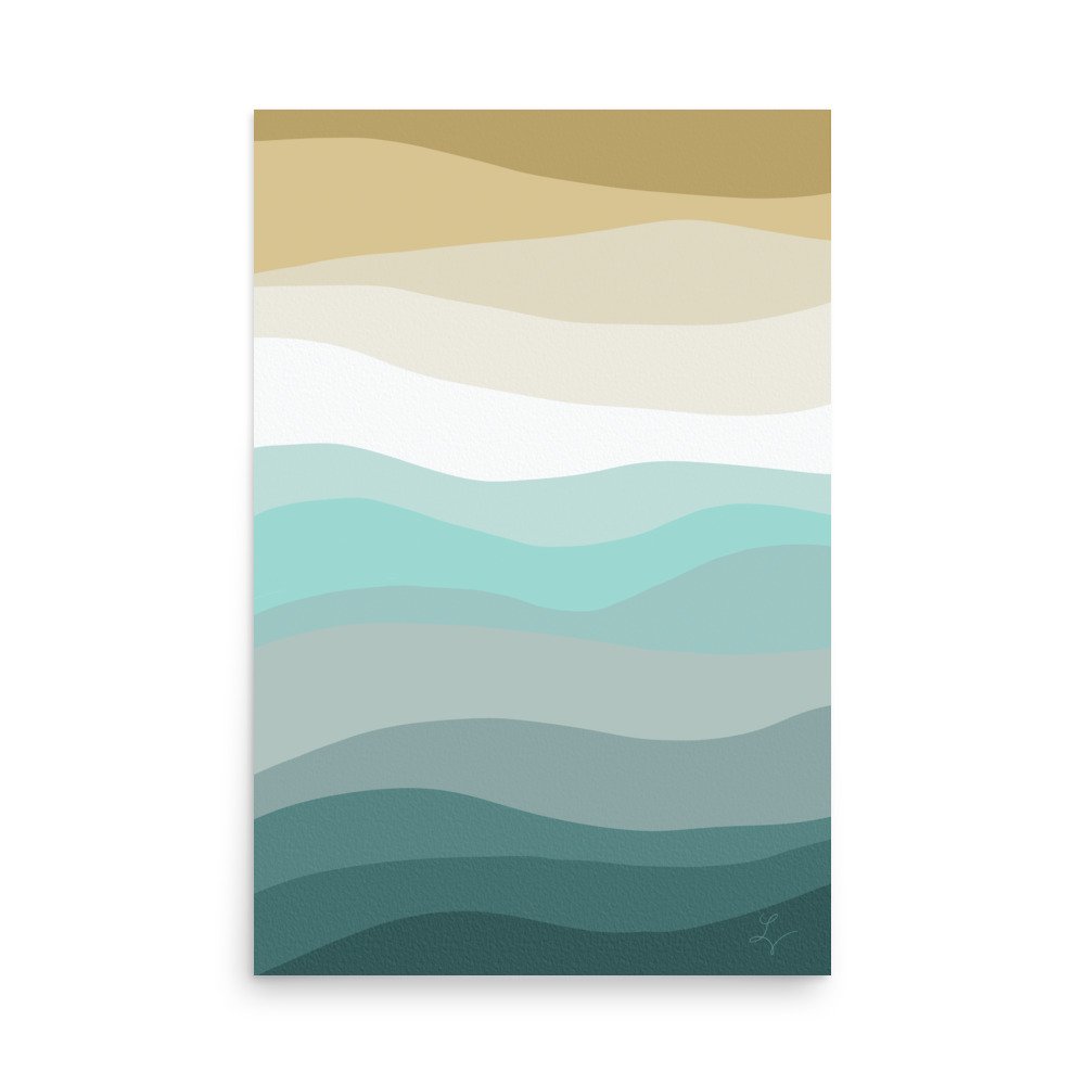 Quiet Tides - Photo paper poster