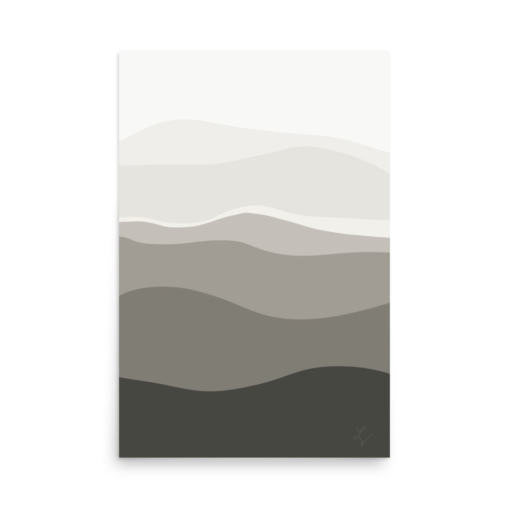 Quiet Ground - Photo paper poster
