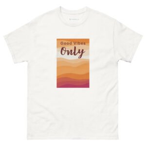 Good Vibes Only Unisex classic tee - Golden Drift print