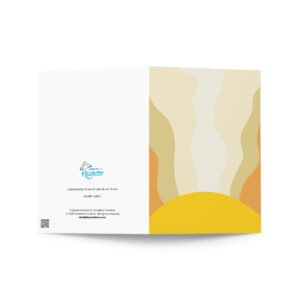 Luminous Lift Greeting card - Blank Inside